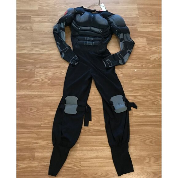 Snake Eyes Child Costume Size L Hasbro Muscle Padded Body Suit ONLY Halloween - Picture 2 of 7